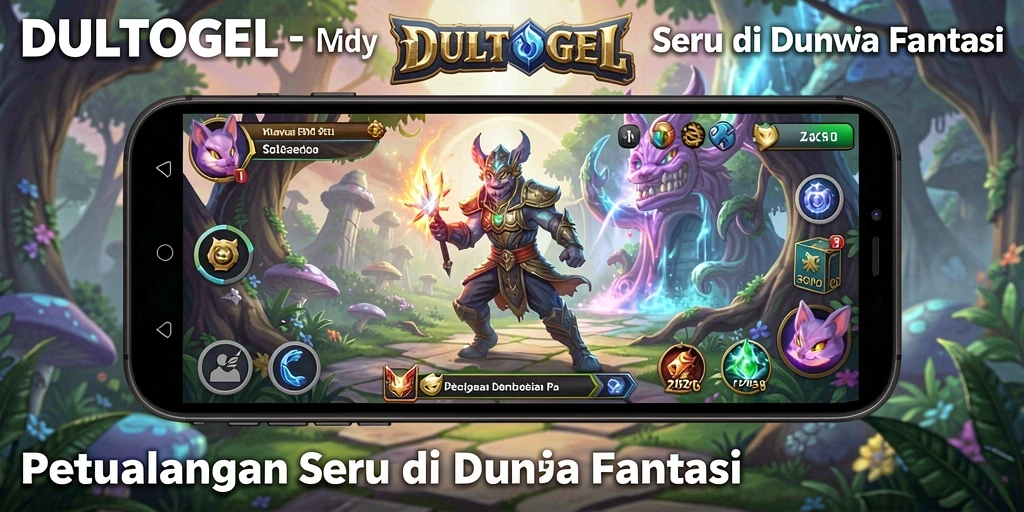 Tangkapan layar DULTOGEL menampilkan aksi seru dalam petualangan yang menantang.