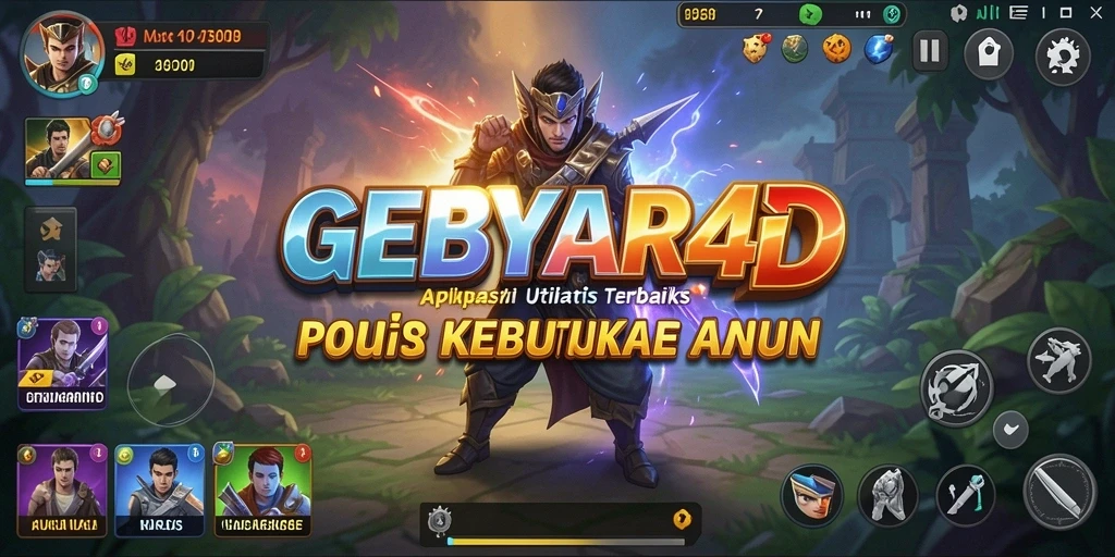Tampilan antarmuka utama GEBYAR4D yang intuitif dan fungsional.