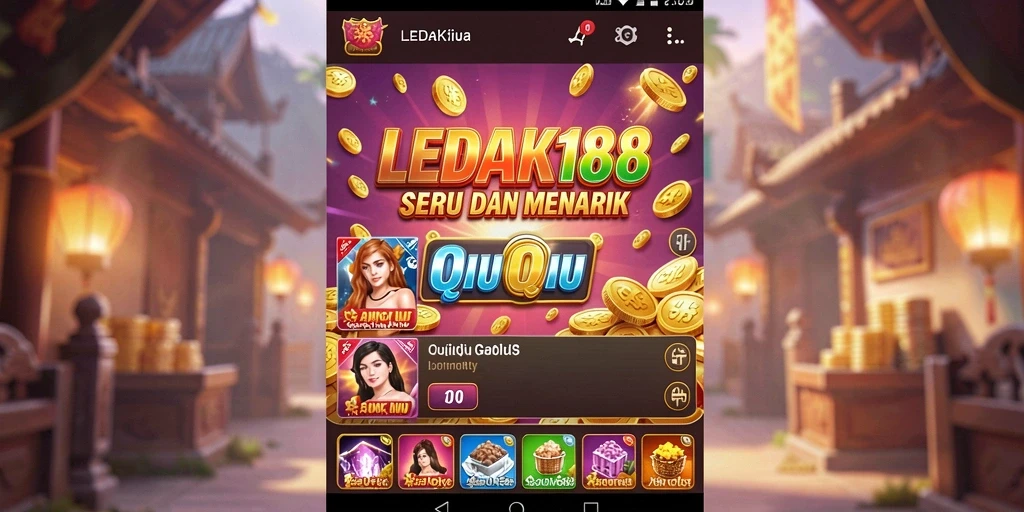 Tampilan gameplay QiuQiu yang seru dan menarik di LEDAK188.