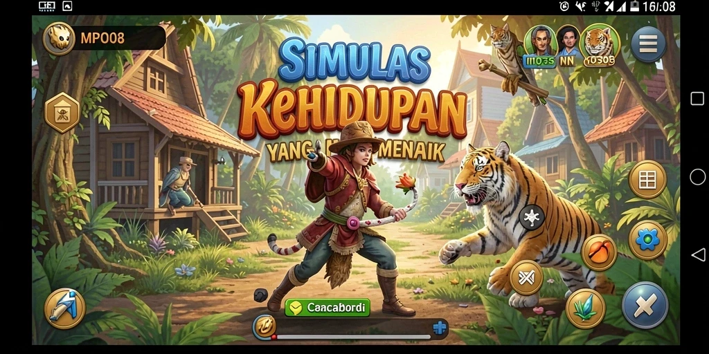 Tangkapan layar MPO08 menampilkan gameplay simulasi yang mendalam dan interaktif.