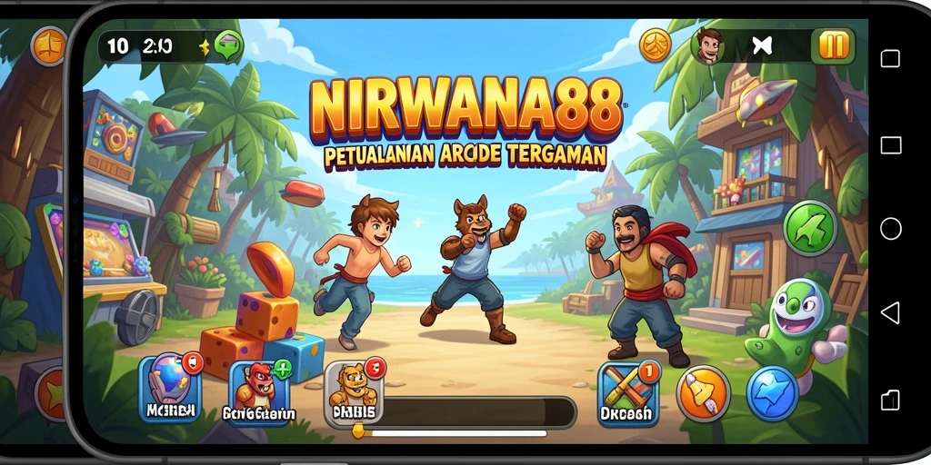 Tampilan screenshot gameplay penuh aksi dari NIRWANA88.