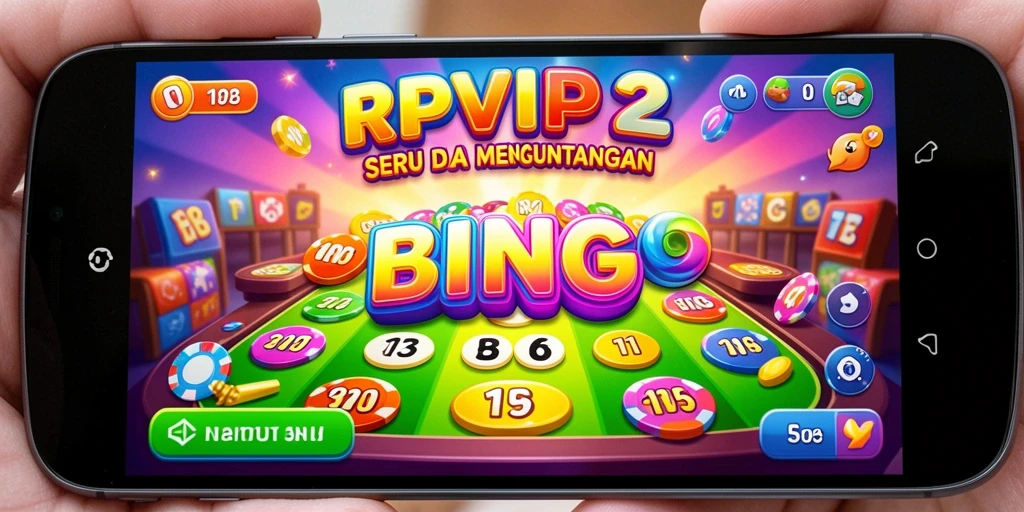 Screenshot gameplay RPVIP2 menampilkan suasana seru permainan Bingo.
